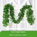 72pcs Leaves 2.1m Artificial Plants Green